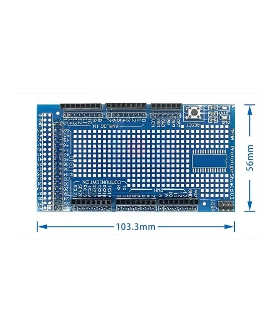 Protoshield para Arduino UNO/Mega con Protoboard de 170 Puntos