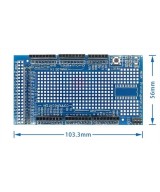 Protoshield para Arduino UNO/Mega con Protoboard de 170 Puntos