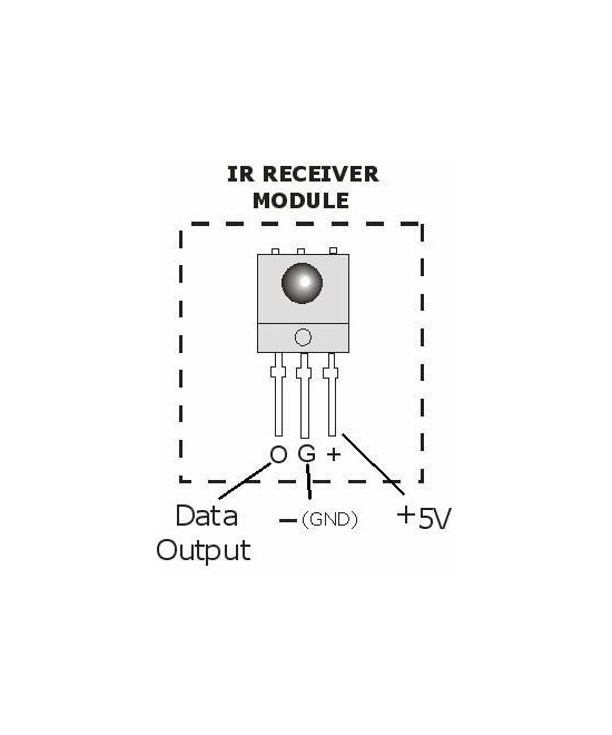 Diodo Infrarrojo Receptor 0038/VS18388 (5 unidades)