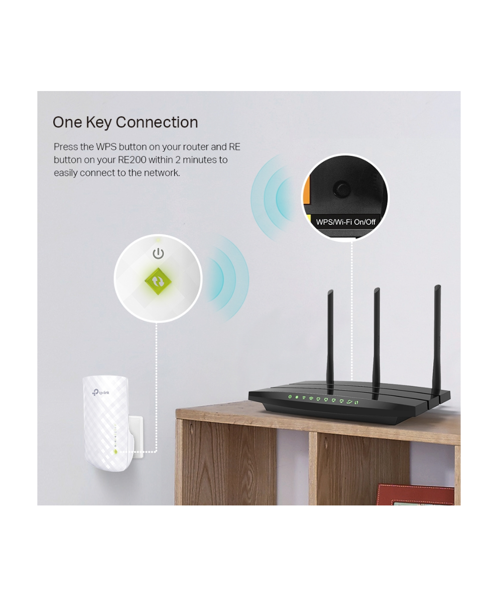 Repetidor Wi-Fi RE220 AC750