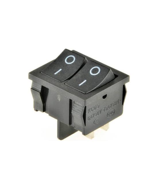 Interruptor doble ON/OFF KCD1 4 pines