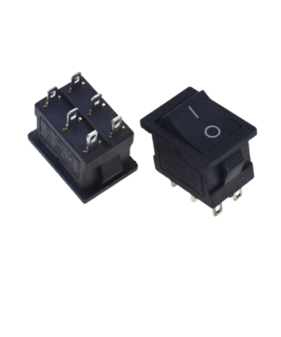 Interruptor tipo rocker 6 pines KCD1-101 6 pines