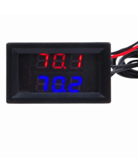 Medidor Digital de Temperatura con 2 Sondas para Interiores