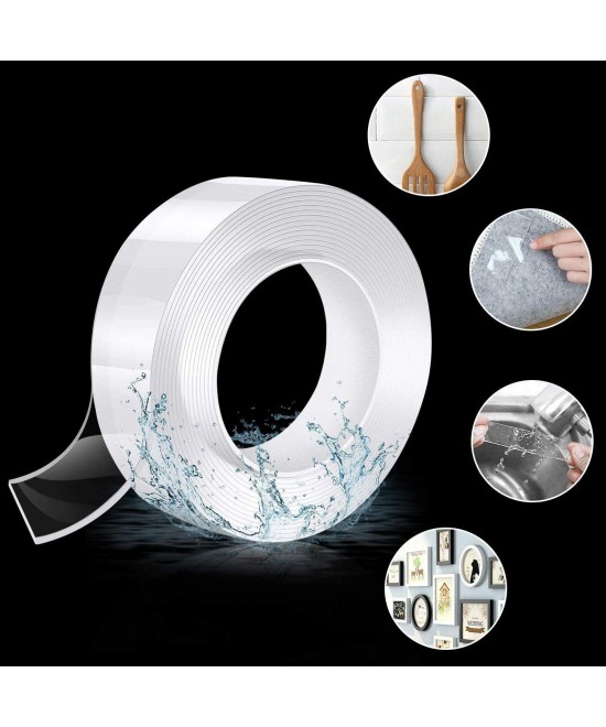 Nano cinta adhesiva de doble cara transparente 20 x 3mm