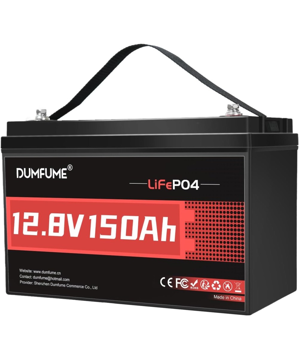 Batería de ciclo profundo LiFePO4 de 12 V  150 Ah recargable DUMFUNME