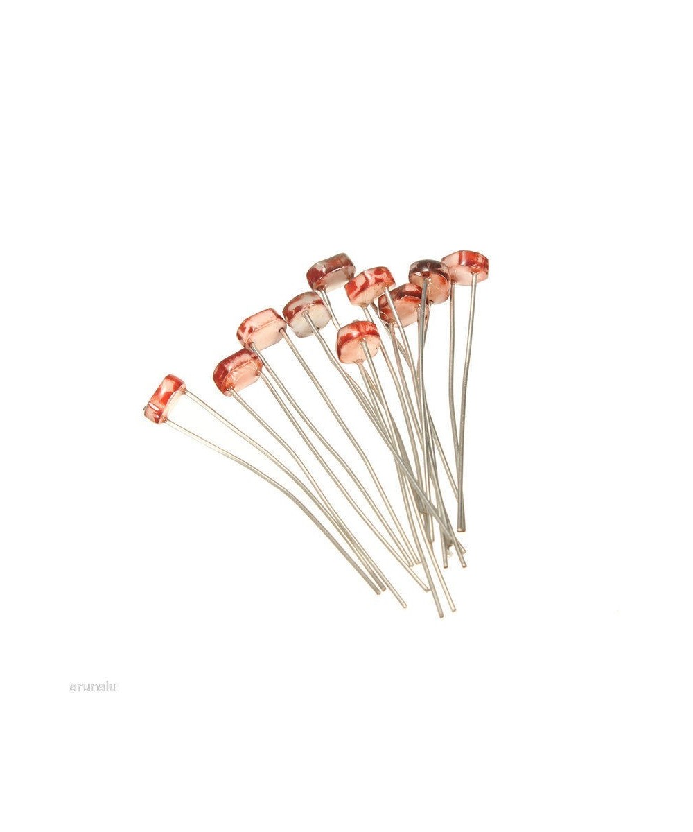 set de Fotoresistencia LDR (5U)