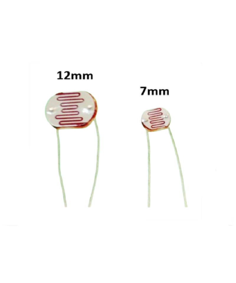 Fotoresistencia LDR 7mm/12mm (2U)