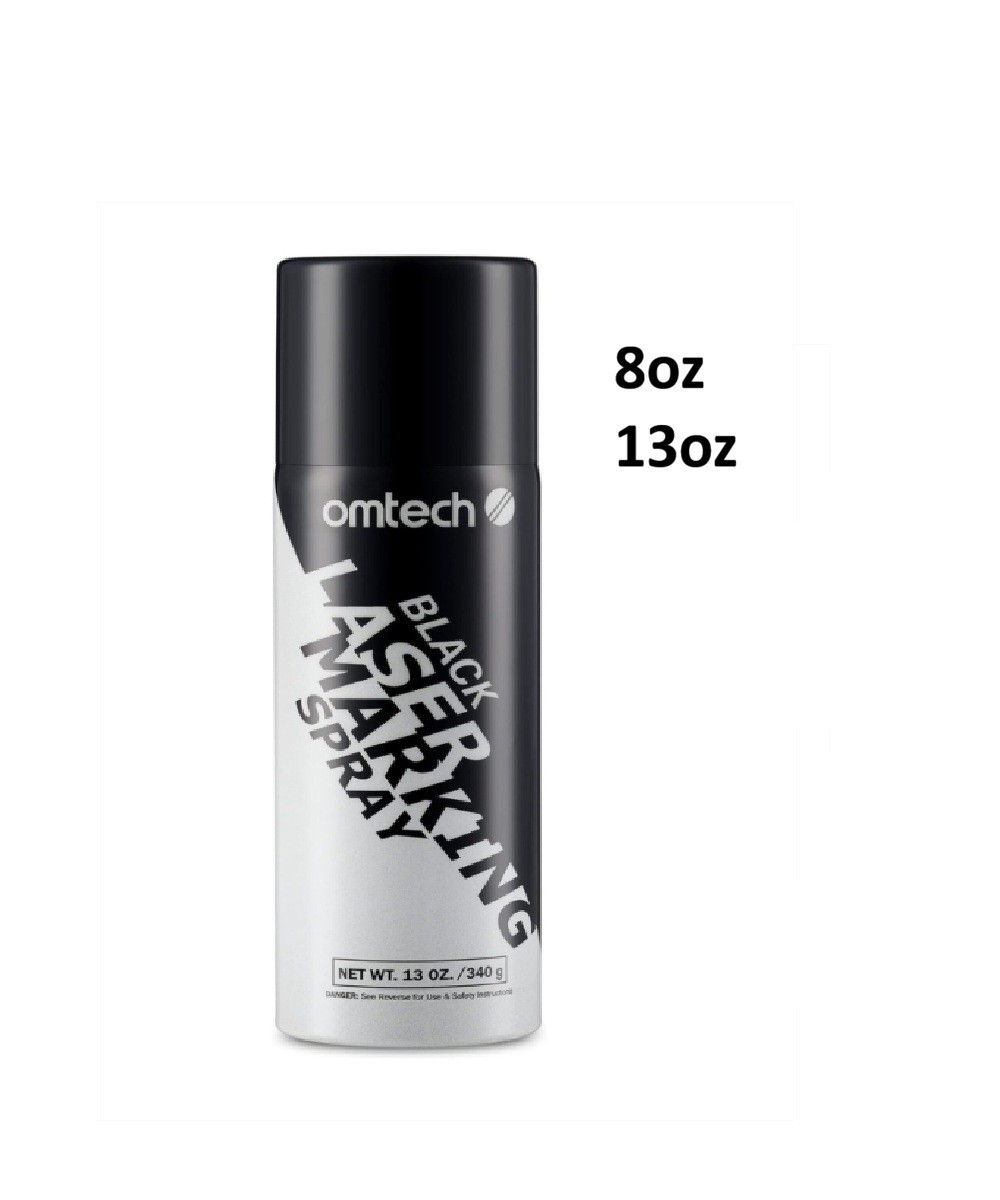 Spray OMTECH para grabadora laser color negro 8oz / 13oz