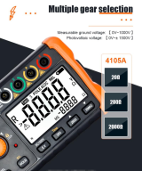 medidor de resistencia de tierra Victor VC4105A
