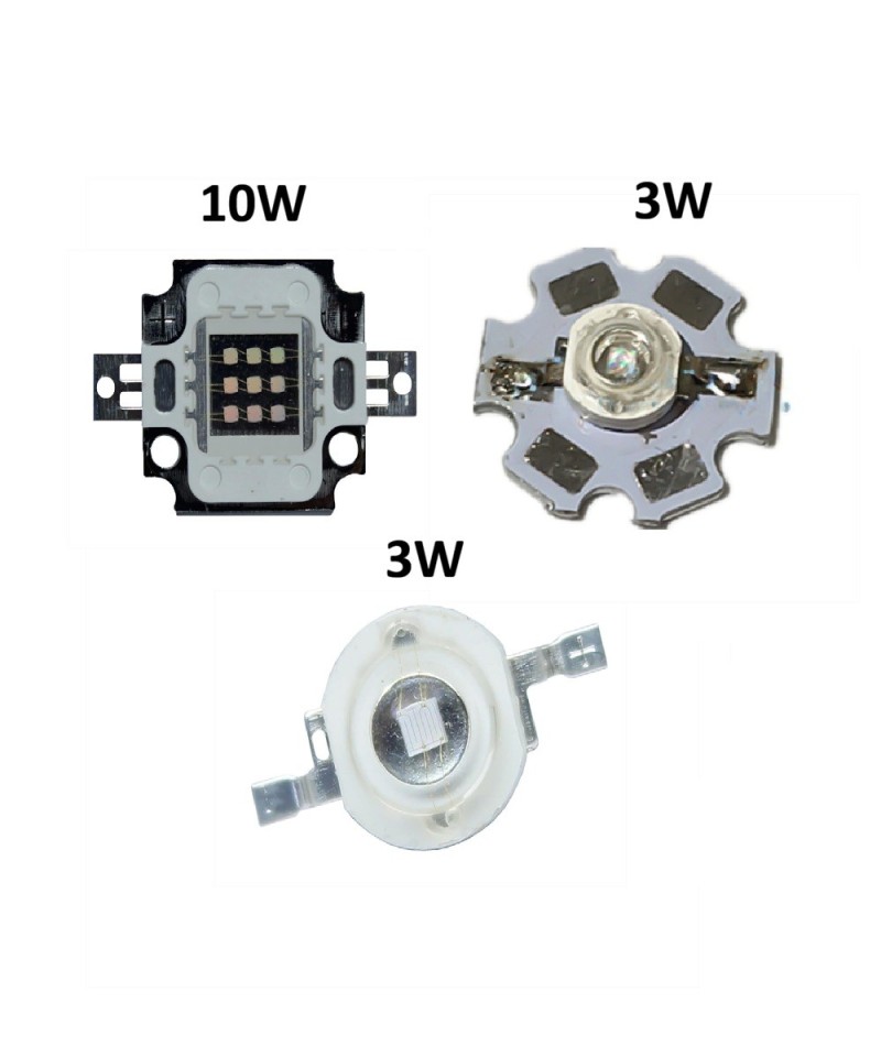 Modulo/Chip/Led UV ultravioleta 3W/10W