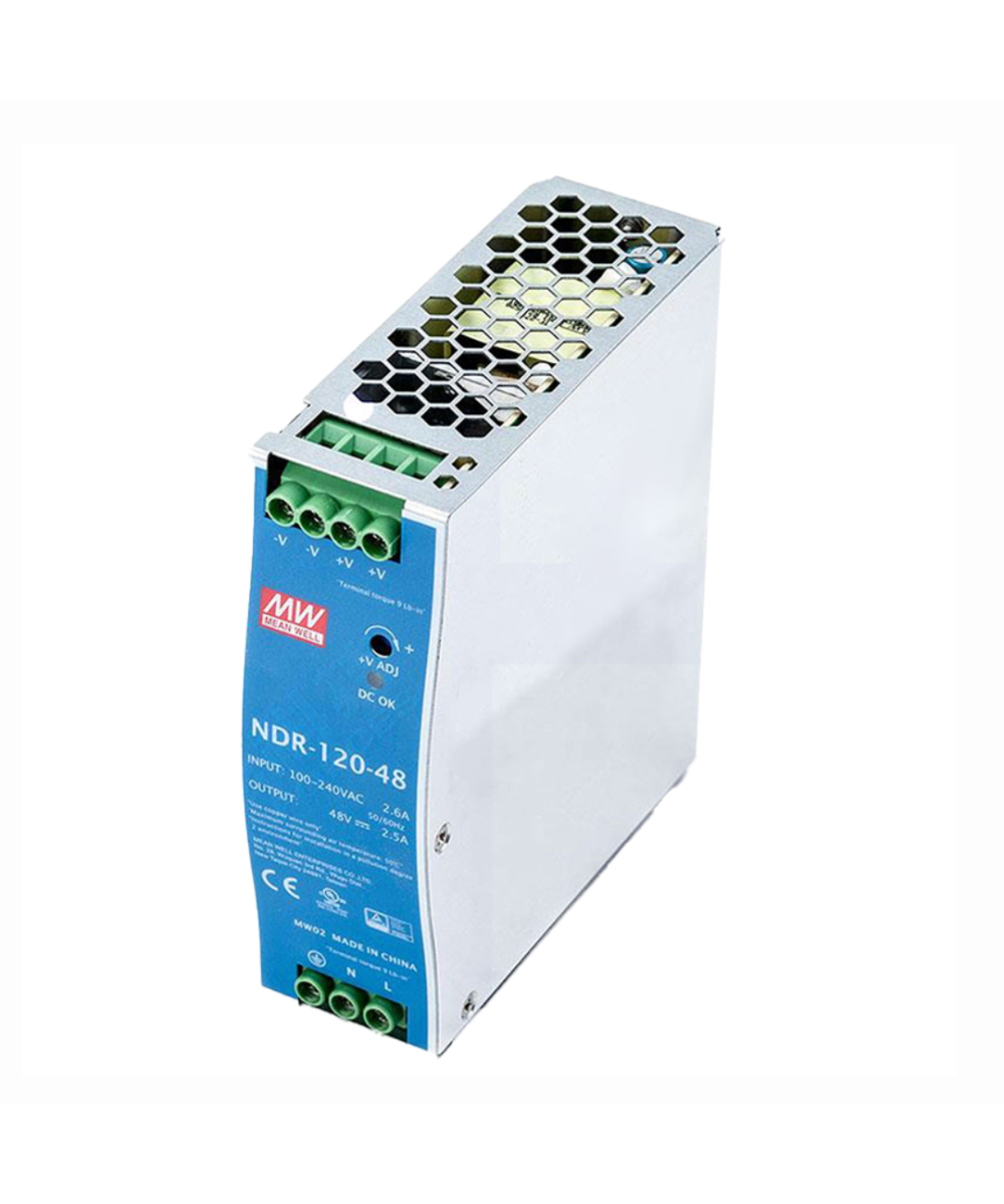 Fuente de Energia Meanwell para Riel DIN 12v 10A/6.3A