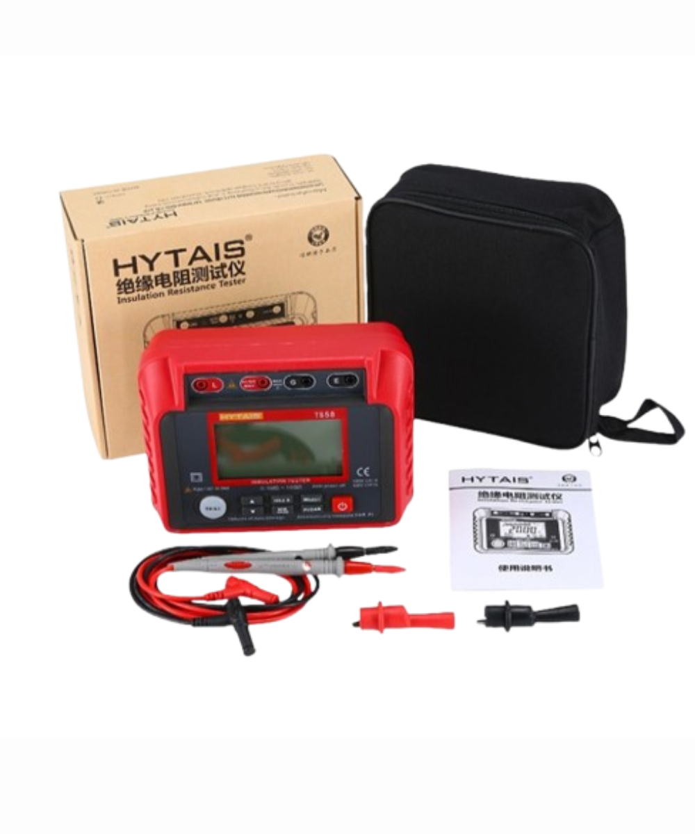 Medidor de resistencia de aislamientos de equipos Hytais TS68