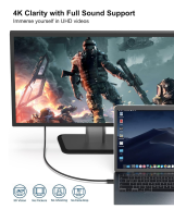 Cable Benfei USB-C DisplayPort 8K