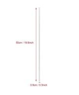 Varilla lisa de acero inoxidable de 8mm de diametro 500/1000mm de largo