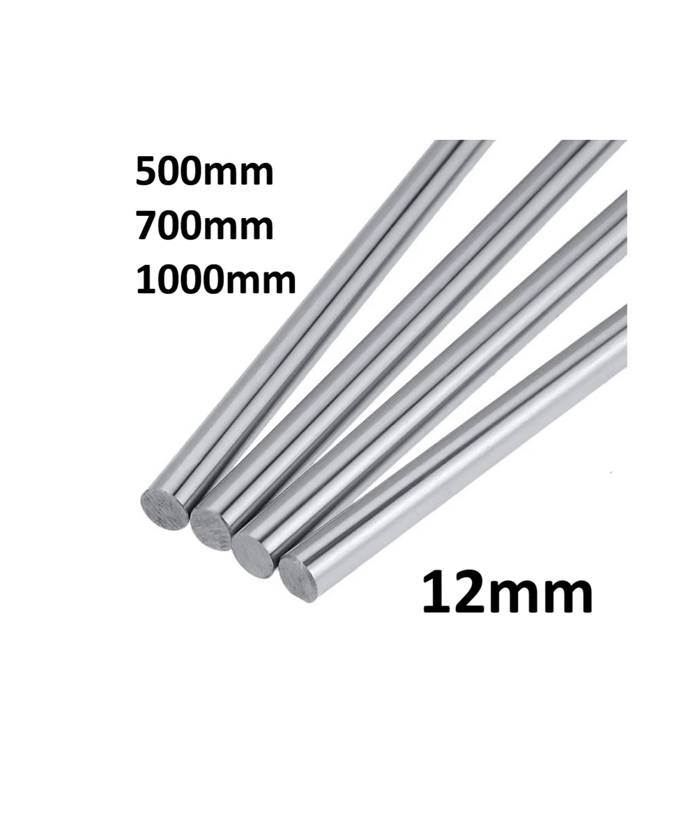 Varilla lisa de acero inoxidable de 12mm de diametro  500/700/1000mm de largo
