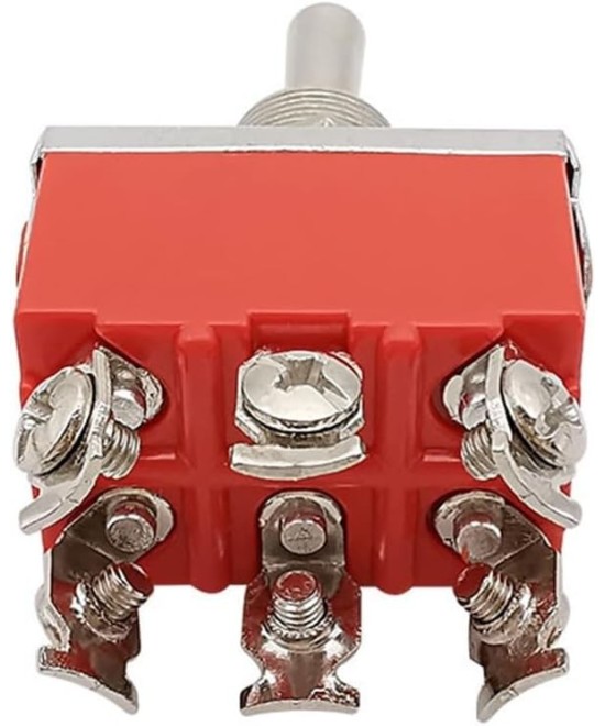 Interruptor de Palanca 6 Pines ON-Off-ON 15A 250V E-TEN1322