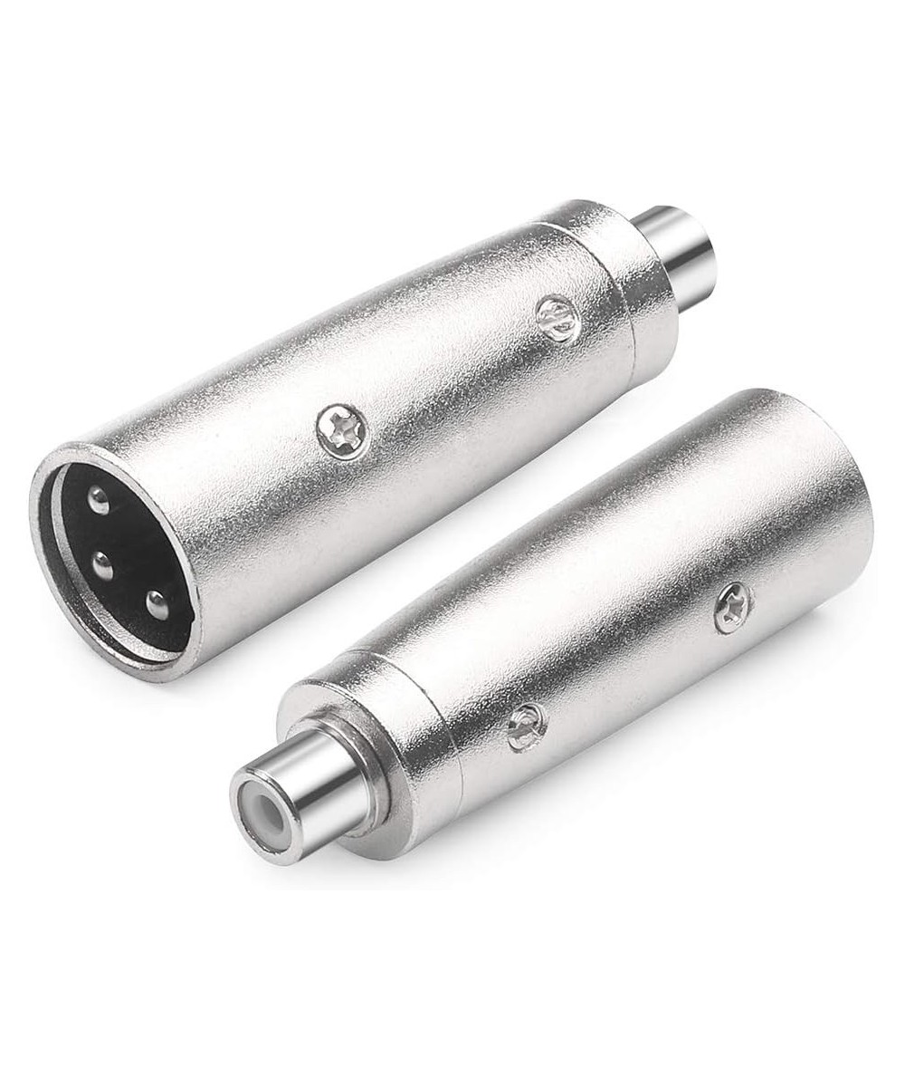 Adaptador XLR macho a RCA hembra