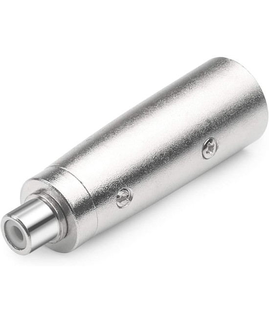 Adaptador XLR macho a RCA hembra