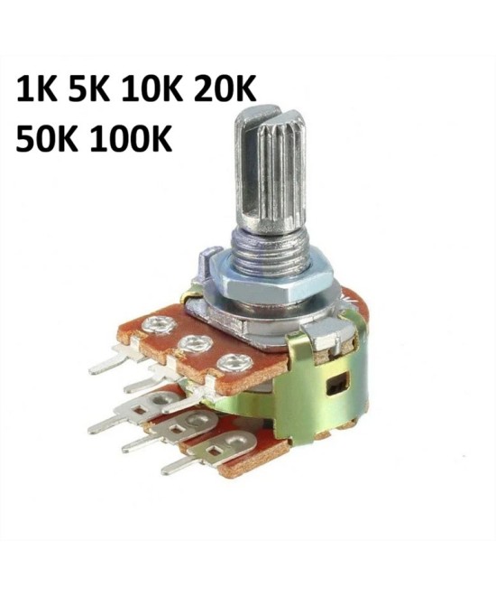 potenciometro de seis pines 1K - 100K