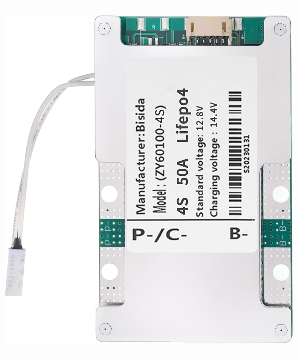Modulo cargador de baterias BMS LifePO4 4S 12.8V 50A