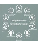 Modulo cargador de baterias BMS LifePO4 4S 12.8V 50A