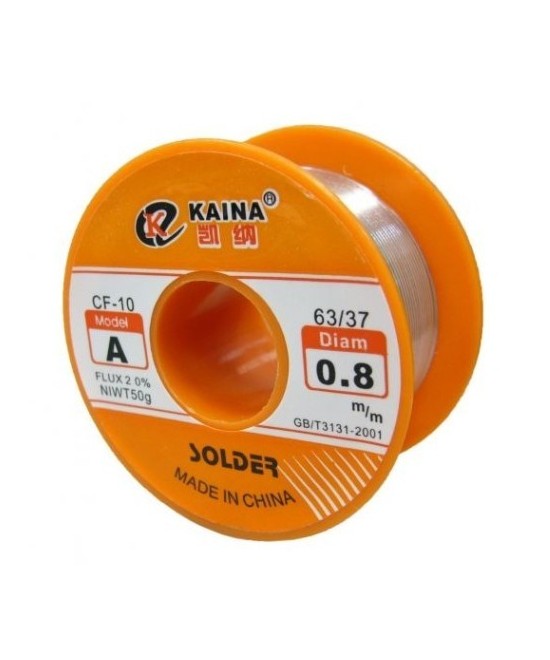 Estaño 0.8mm 63/37 22FT