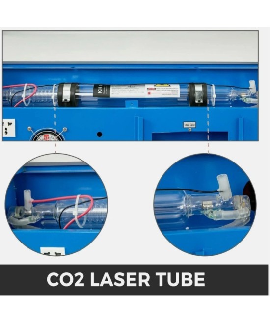 Grabadora y cortadora laser VEVOR 40W CO2 8x12 Pulgadas