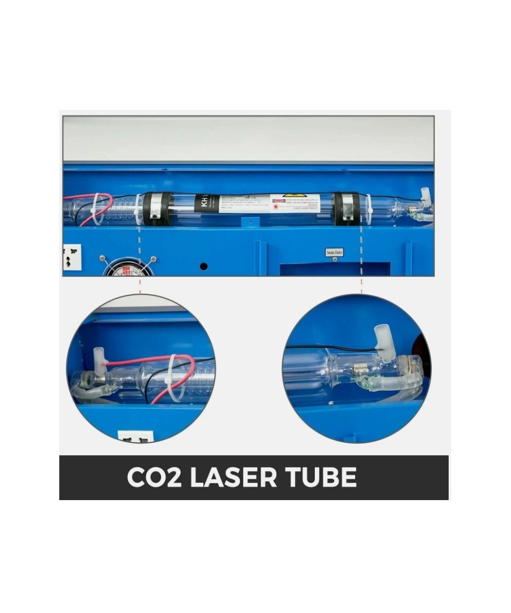 Grabadora y cortadora laser VEVOR 40W CO2 8x12 Pulgadas