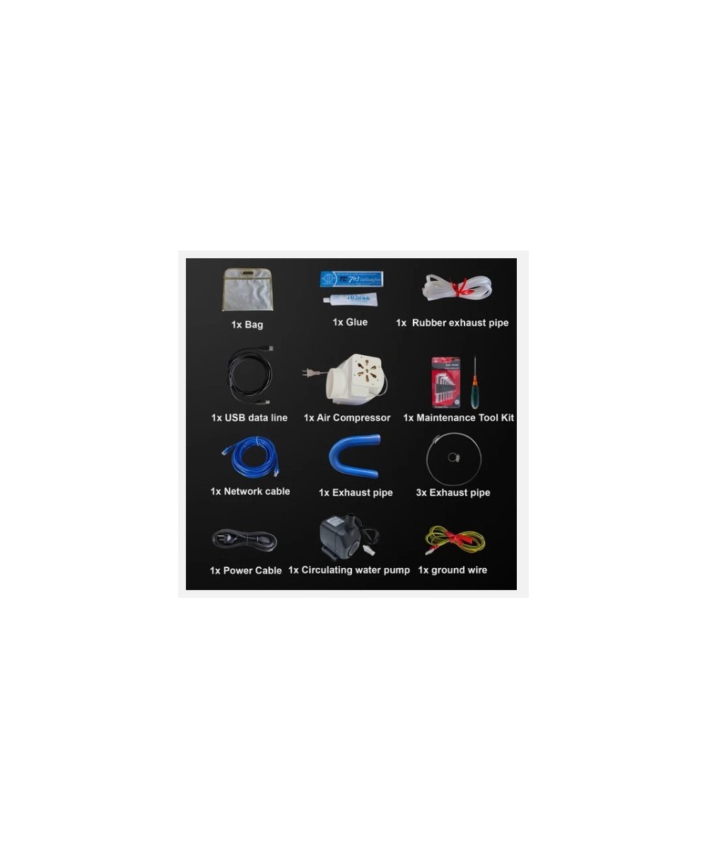 Grabadora y cortadora laser VEVOR 50W CO2 8x12 Pulgadas