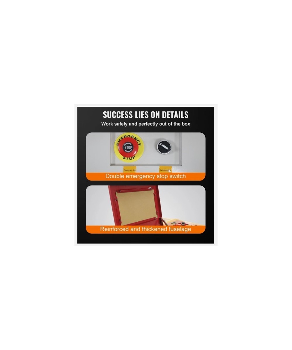 Grabadora y cortadora laser VEVOR 50W CO2 8x12 Pulgadas