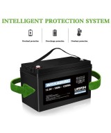 Batería de ciclo profundo LiFePO4 de 12V 100Ah recargable WOXABHSL