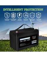 Batería de ciclo profundo LiFePO4 de 12V 100Ah recargable WOXABHSL