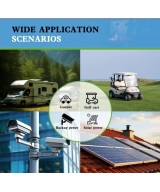 Batería de ciclo profundo LiFePO4 de 12V 100Ah recargable WOXABHSL
