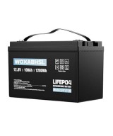 Batería de ciclo profundo LiFePO4 de 12V 100Ah recargable WOXABHSL