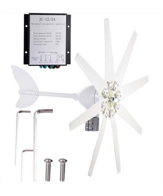 Generador de viento 1200W 12V Aerogenerador