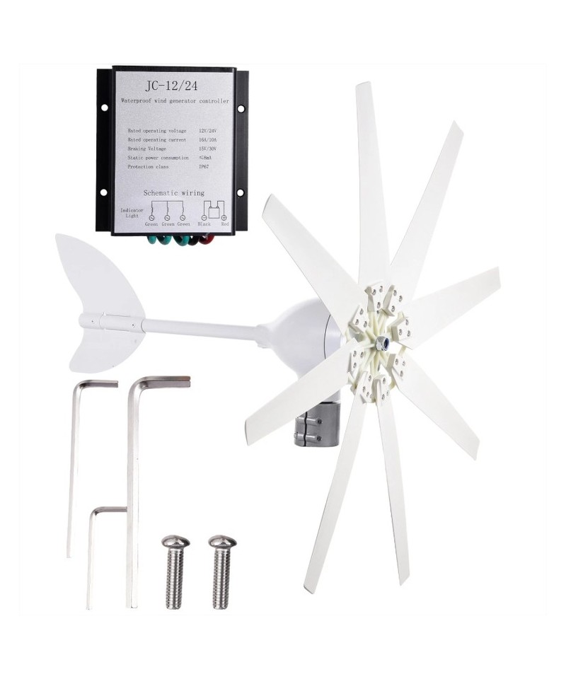 Generador de viento 400W 12V Aerogenerador