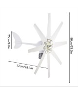 Generador de viento 400W 12V Aerogenerador