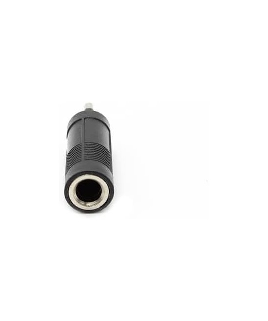 Adaptador de audio Entrada hembra 1/4" (6.35mm) salida macho de 2.5mm mono