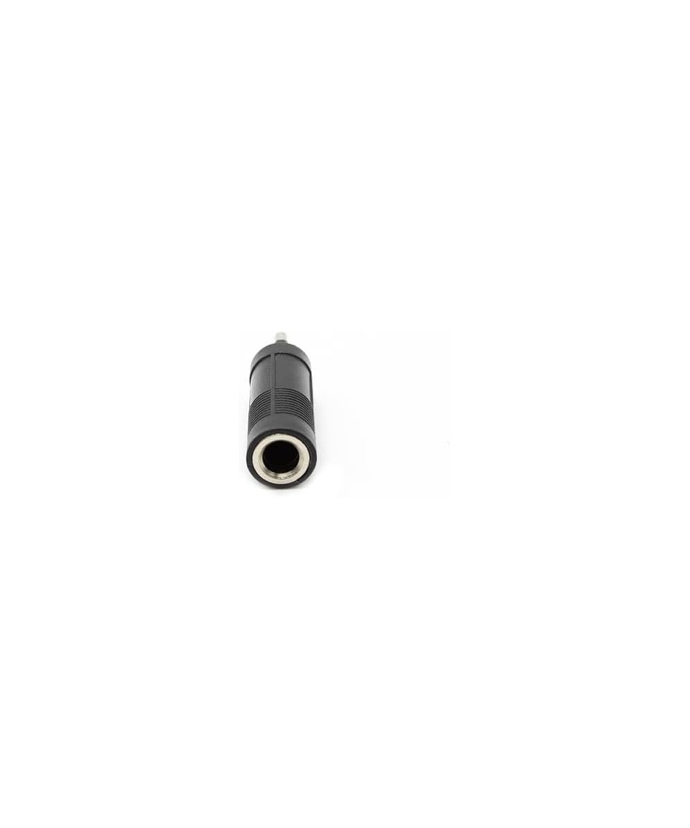 Adaptador de audio Entrada hembra 1/4" (6.35mm) salida macho de 2.5mm mono