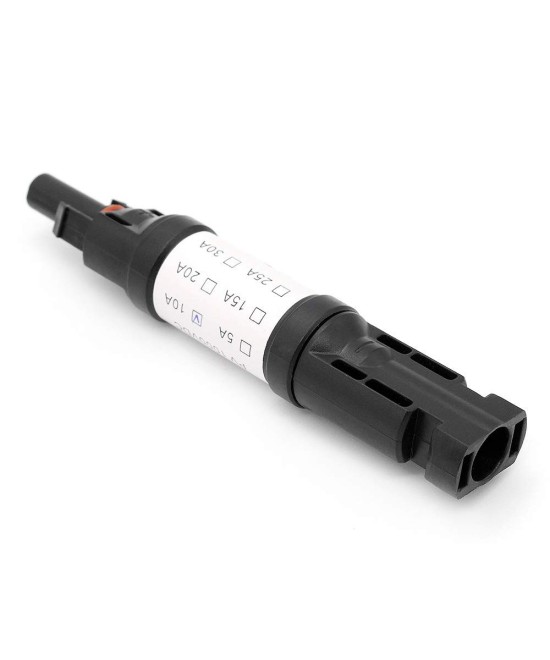 Conector de panel solar MC4 diodo 30A macho y hembra