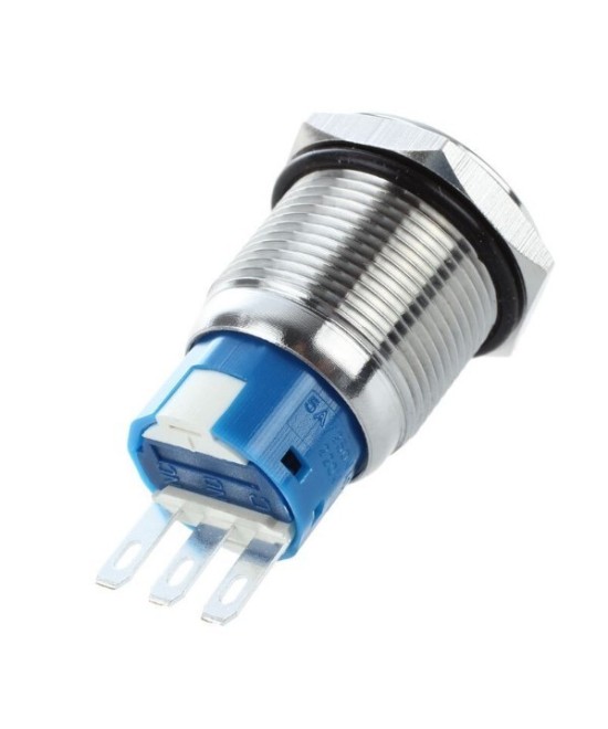 Interruptor Metalico 3 pines ON / OFF 16/19/22MM (NO/NC)