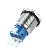 Interruptor Metalico 3 pines ON / OFF 16/19/22MM (NO/NC)