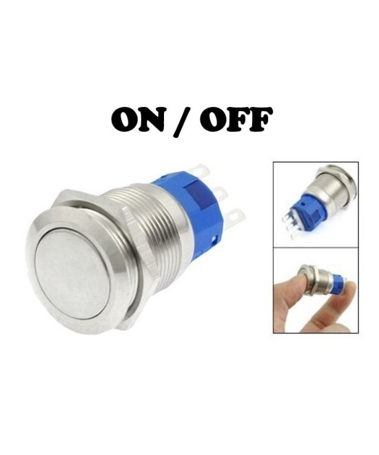 Interruptor Metalico ON / OFF 16/19/22MM (NO/NC)