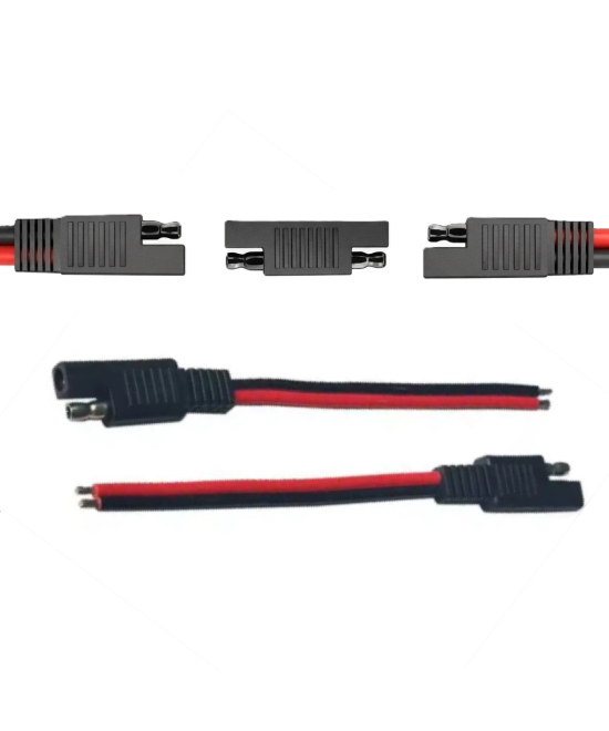 Conector/Acoplador para Panel Solar 15CM 14AWG SAE-054