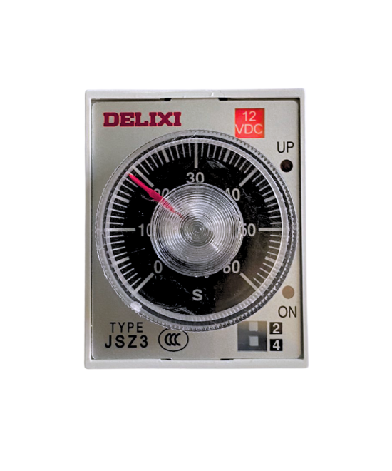 Temporizador JSZ3A-E 12V DC / 220V AC delixi