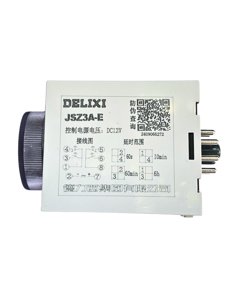 Temporizador JSZ3A-E 12V DC / 220V AC delixi