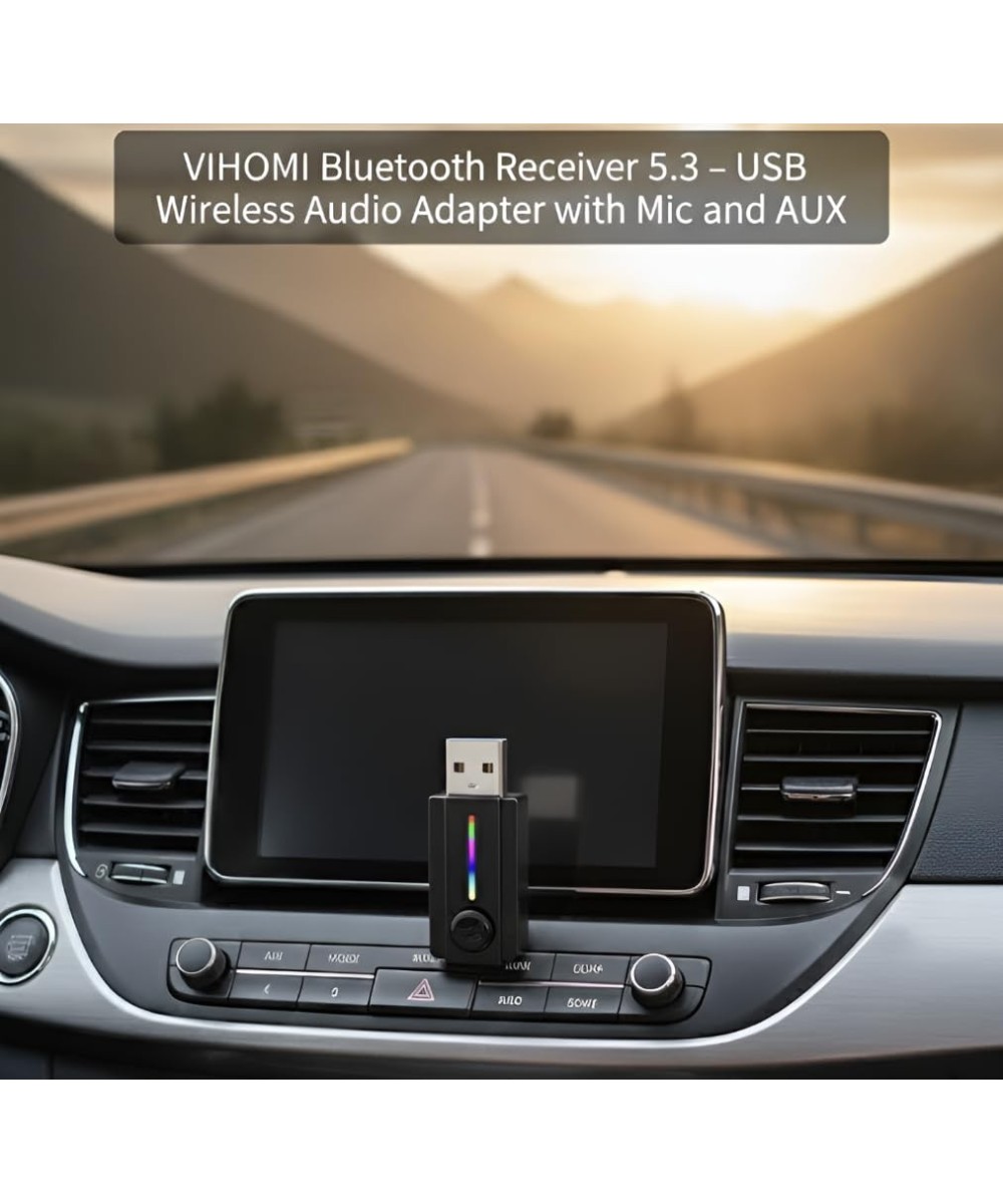 Adaptador Bluetooth 5.3 para Vehiculo/Parlante 3.5mm