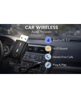 Adaptador Bluetooth 5.3 para Vehiculo/Parlante 3.5mm