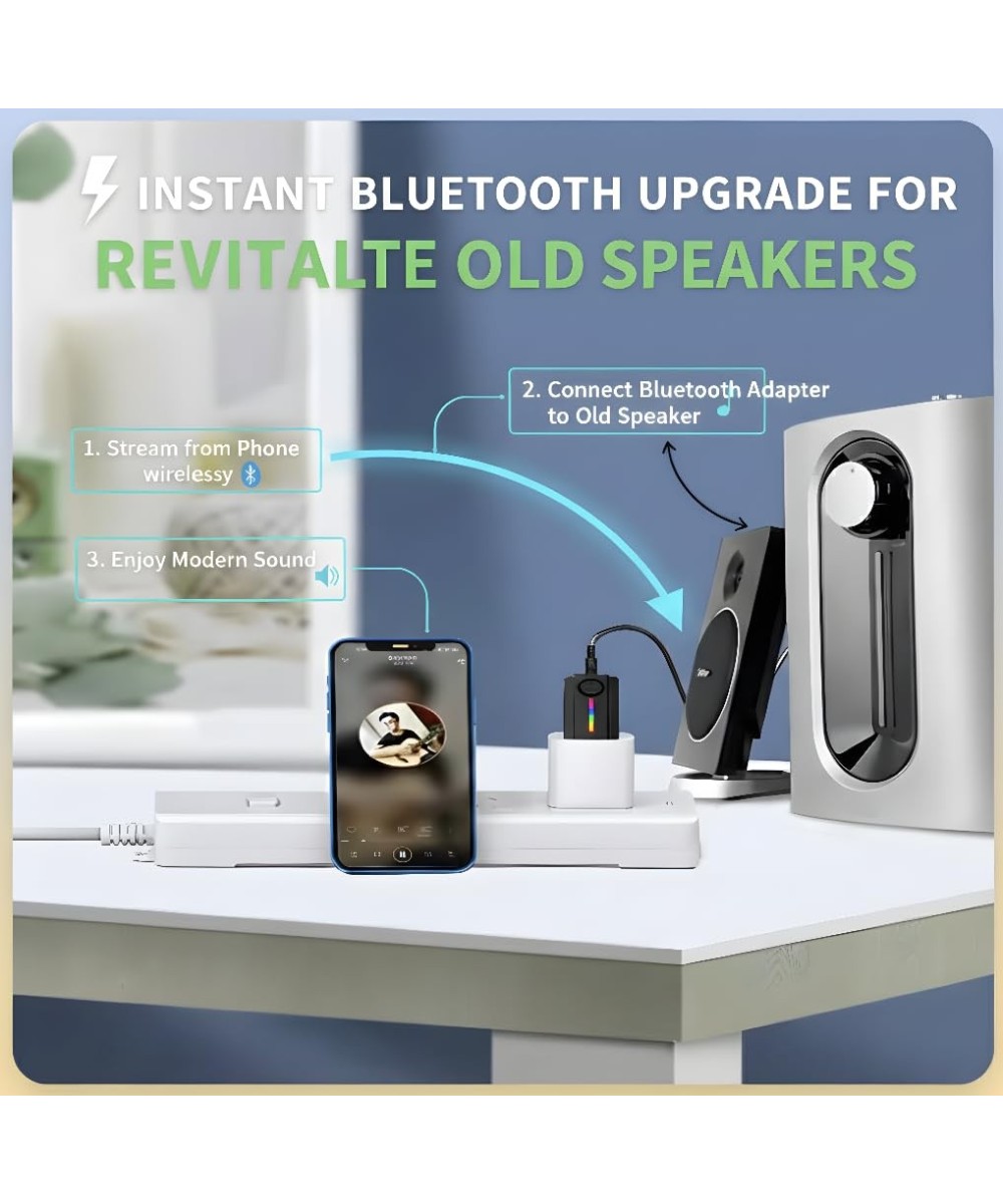 Adaptador Bluetooth 5.3 para Vehiculo/Parlante 3.5mm