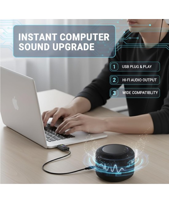 Adaptador Bluetooth 5.3 para Vehiculo/Parlante 3.5mm